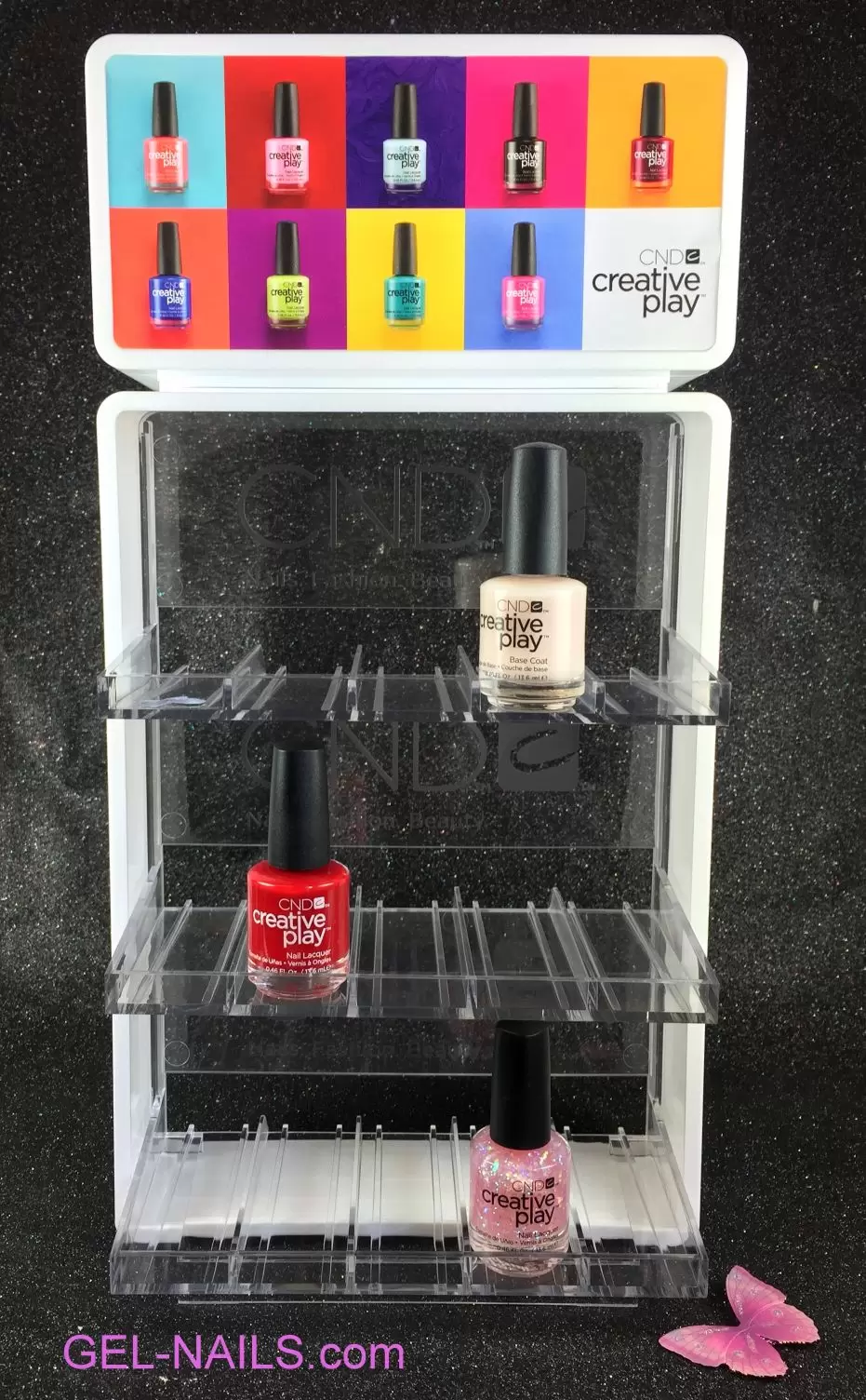 8mm Acrylic Nail Polish Display Stand, For Cosmetic Shop at Rs 1200/piece  in New Delhi