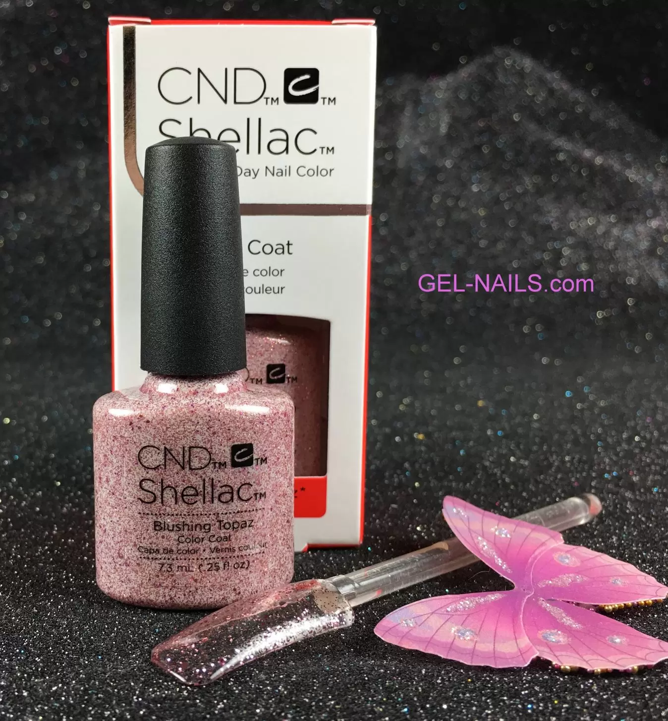CND Shellac Blushing Topaz 91259 Gel Color Coat l Gel-nails.com