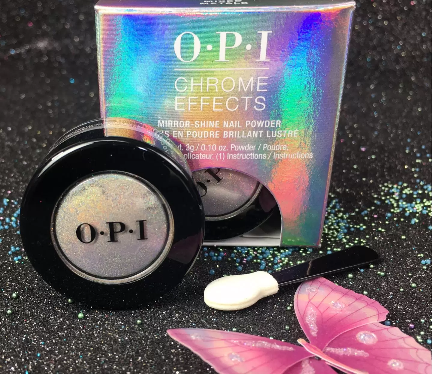 OPI Chrome Effects Dipping Powder, CP007, Mixed Metals, 0.1oz OPI Chrome Effects Dipping Powder, CP007, Mixed Metals, 0.1oz