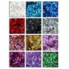 GLITTER FLAKES HEXAGON SHAPE (SMALL) - 12 COLORS