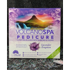 LA PALM VOLCANO PEDICURE 5 STEPS SPA IN A BOX WITH BUBBLING & FIZZING LAVENDER ERUPTION