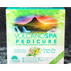 LA PALM VOLCANO PEDICURE 5 STEPS SPA IN A BOX WITH BUBBLING & FIZZING GREEN TEA & ALOE VERA