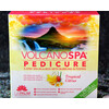 LA PALM VOLCANO PEDICURE 5 STEPS SPA IN A BOX WITH BUBBLING & FIZZING TROPICAL CITRUS
