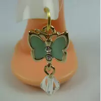 NAIL DANGLE - BUTTERFLY GREEN