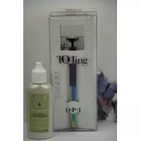 OPI AVOPLEX EXFOLIATING CUTICLE CREAM 30 ML-1 FL.OZ AND TITANIUM PUSHER IM224