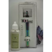 OPI AVOPLEX EXFOLIATING CUTICLE TREATMENT 30 ML-1 FL.OZ AND TITANIUM PUSHER IM221