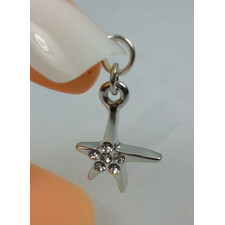 NAIL DANGLE - STAR WITH "DIAMONDS"