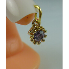 NAIL DANGLE - STONE PURPLE