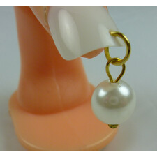 NAIL DANGLE - PEARL WHITE