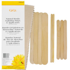 GIGI NATURAL MUSLIN EPILATING STRIPS & APPLICATORS