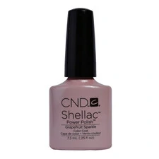 CND SHELLAC UV GEL COLOR GRAPEFRUIT SPARKLE NO TPO
