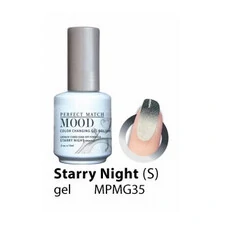 LECHAT STARRY NIGHT SHIMMER PERFECT MATCH MOOD COLOR CHANGING GEL POLISH MPMG35