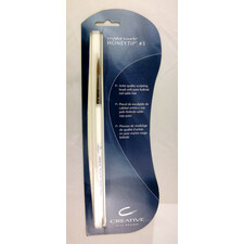 CREATIVE NAIL DESIGN LIQUID & POWDER BRUSHES CRYSTAL TOUCH HONEY TIP 5