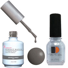 LECHAT PERFECT MATCH GEL POLISH & NAIL LACQUER CONCRETE JUNGLE .5OZ 15ML