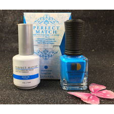 LECHAT DIVE IN PERFECT MATCH GEL POLISH & NAIL LACQUER PMS199 -.5OZ/15ML RETRO REMIX COLLECTION