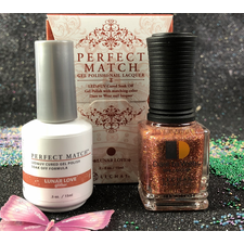 LECHAT LUNAR LOVE PMS217 PERFECT MATCH MOON GODDESS COLLECTION GEL POLISH & NAIL LACQUER 2-.5OZ 15ML