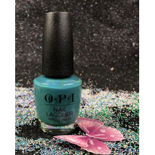 OPI TEAL ME MORE, TEAL ME MORE NLG45 NAIL LACQUER GREASE SUMMER 2018 COLLECTION
