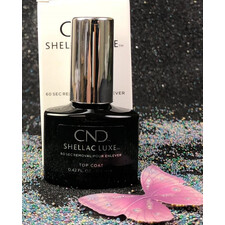 CND SHELLAC TOP COAT LUXE GEL POLISH 92325