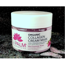 LA PALM SPA PRODUCTS - ORGANIC COLLAGEN CREAM MASK - MID SUMMER ROSE 12OZ-340G