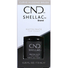 CND SHELLAC MATTE TOP COAT 7.3ML-0.25OZ