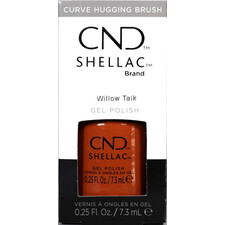 CND SHELLAC WILLOW TALK - UV GEL NAIL POLISH