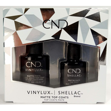 CND VINYLUX & SHELLAC MATTE TOP COAT DUO PACK 92651