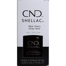 CND SHELLAC BLACK CHERRY GEL NAIL POLISH