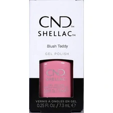 CND SHELLAC BLUSH TEDDY GEL NAIL POLISH - NON TPO