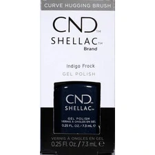 CND SHELLAC INDIGO FROCK GEL NAIL POLISH