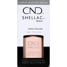 CND SHELLAC NAKED NAIVETE GEL NAIL POLISH