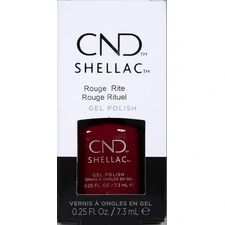 CND SHELLAC ROUGE RITE GEL NAIL POLISH