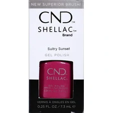 CND SHELLAC SULTRY SUNSET GEL NAIL POLISH