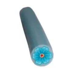 FIMO ART STICK - YELLOW & BLUE FLOWER