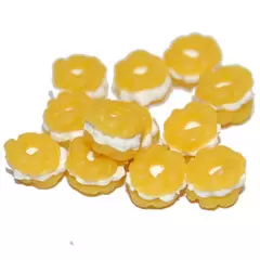 CERAMIC NAIL ART- 3D CREAM DONUT (100PCS)