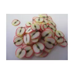SLICED FIMO FRUIT - APPLE (500PCS)