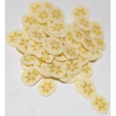 SLICED FIMO FRUIT - BANANA (500PCS)