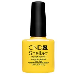 CND SHELLAC BICYCLE YELLOW UV COLOR COAT - GEL NAIL POLISH