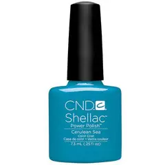 CND SHELLAC CERULEAN SEA UV COLOR COAT - GEL NAIL POLISH
