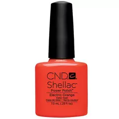 CND SHELLAC ELECTRIC ORANGE UV COLOR COAT - GEL NAIL POLISH