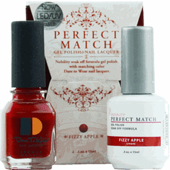 LECHAT PERFECT MATCH GEL POLISH & NAIL LACQUER FIZZY APPLE 2-.5OZ/15ML - PMS23