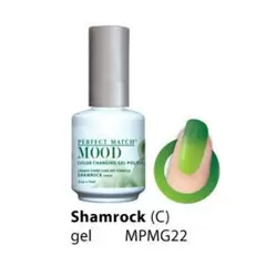 LECHAT SHAMROCK CREAM PERFECT MATCH MOOD COLOR CHANGING GEL POLISH MPMG22