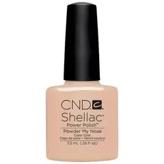 CND SHELLAC POWDER MY NOSE UV COLOR COAT - GEL NAIL POLISH