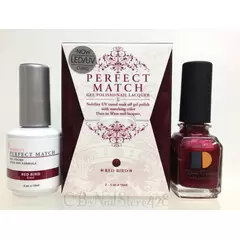 LECHAT PERFECT MATCH GEL POLISH & NAIL LACQUER RED BIRD 2-.5OZ/15ML
