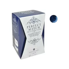 LECHAT PERFECT MATCH GEL POLISH & NAIL LACQUER- THE KINGS NAVY- .5OZ 15ML
