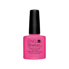 CND SHELLAC FUTURE FUCHSIA UV COLOR COAT - GEL NAIL POLISH