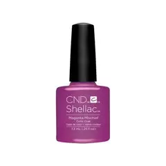 CND SHELLAC MAGENTA MISCHIEF UV COLOR COAT - GEL NAIL POLISH