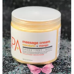 BCL SPA ORGANIC MASSAGE CREAM MANDARIN + MANGO 16 FL.OZ 473 ML