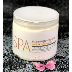 BCL SPA ORGANIC MASSAGE CREAM MILK + HONEY 16 FL.OZ 473G
