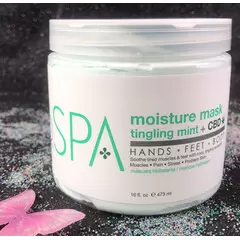 BCL SPA MOISTURE MASK TINGLING MINT + CBD 16OZ-454G