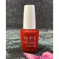 OPI GELCOLOR RED HEADS AHEAD GCU13 SCOTLAND COLLECTION FALL 2019